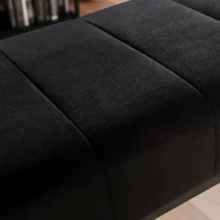 Wohnen Schwarze Möbel|Bettbänke*Bettbank in Schwarz - Ennis