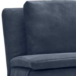 Wohnen Sofas|Sofa*Bettcouch in Dunkelblau mit Eiche - Mattys