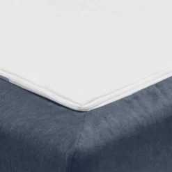 Wohnen Sofas|Sofa*Bettcouch in Dunkelblau mit Eiche - Mattys