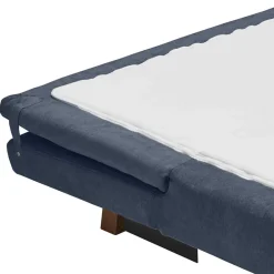 Wohnen Sofas|Sofa*Bettcouch in Dunkelblau mit Eiche - Mattys