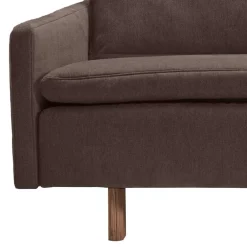 Wohnen Schlafsofas*Bettcouch in Dunkelbraun mit Eiche - Conpact