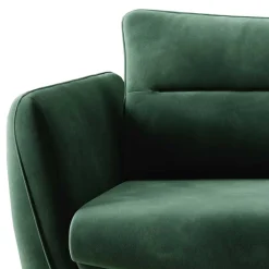 Wohnen Schlafsofas*Bettcouch in Dunkelgrün Samtbezug - Major