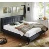 Wohnen Bettgestell in Dunkelgrau mit 140x200 Liegefläche - Vladin