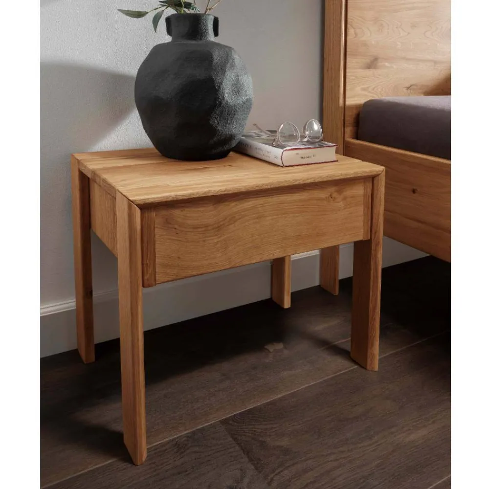 Wohnen Bettgestell und Nachtkommoden aus Holz - Waving (dreiteilig)