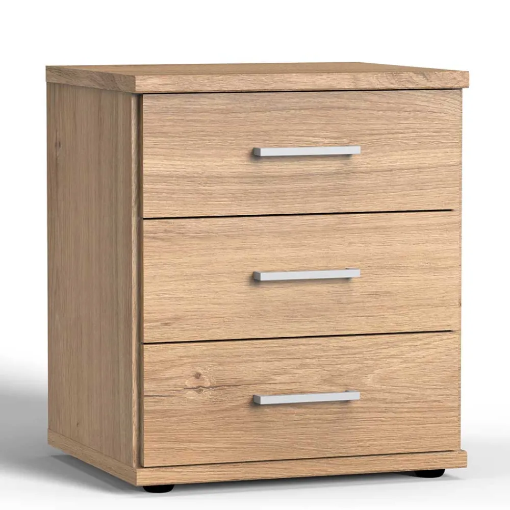 Wohnen Nachttische|Kommoden*Bettkommode in Eiche Nachbildung - Osicria