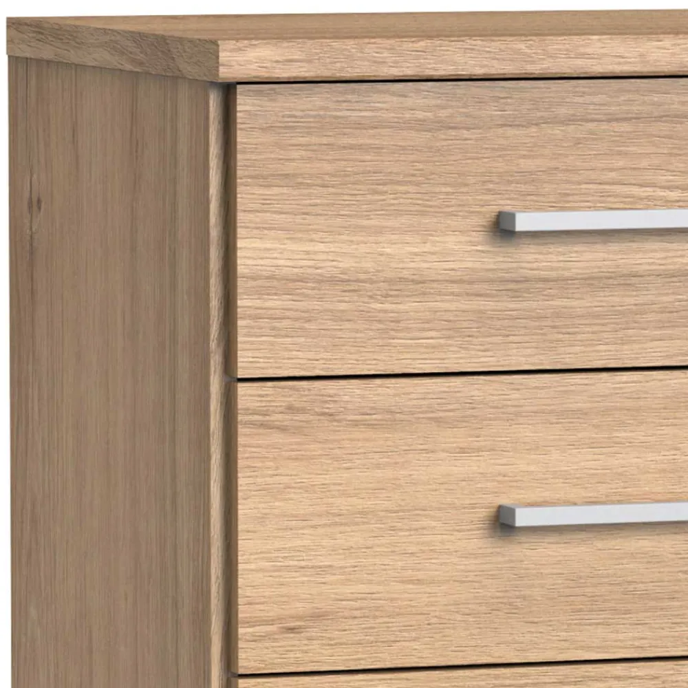 Wohnen Nachttische|Kommoden*Bettkommode in Eiche Nachbildung - Osicria