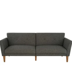 Wohnen Schlafsofas*Bettsofa in Grau und Natur - Emiria