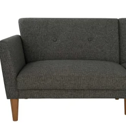 Wohnen Schlafsofas*Bettsofa in Grau und Natur - Emiria