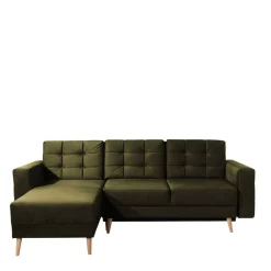 Wohnen Sofas|Sofa*Bettsofa Polsterecke in Oliv Grün - Joshua