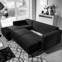 Wohnen Sofas|Sofa*Bettsofa Polsterecke in Oliv Grün - Joshua