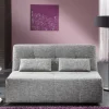 Wohnen Bettsofa zum Ausklappen in hellem Silbergrau - Tropez