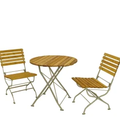 Wohnen Biergarten Sitzgarnitur für 2 Personen - Monice (dreiteilig)