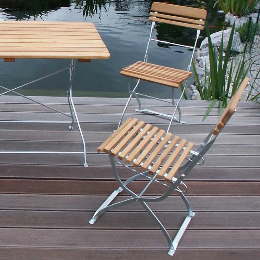 Wohnen Biergarten Sitzgruppe für 4 Personen - Bray (fünfteilig)