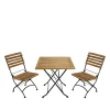 Wohnen Biergarten Tischgruppe für 2 Personen - Amyos (dreiteilig)
