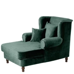 Wohnen Big Samtsessel in Grün - Circiut