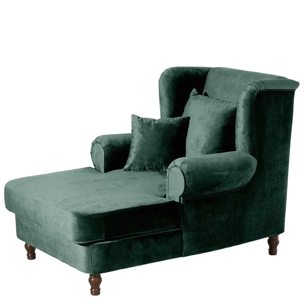 Wohnen Big Samtsessel in Grün - Circiut