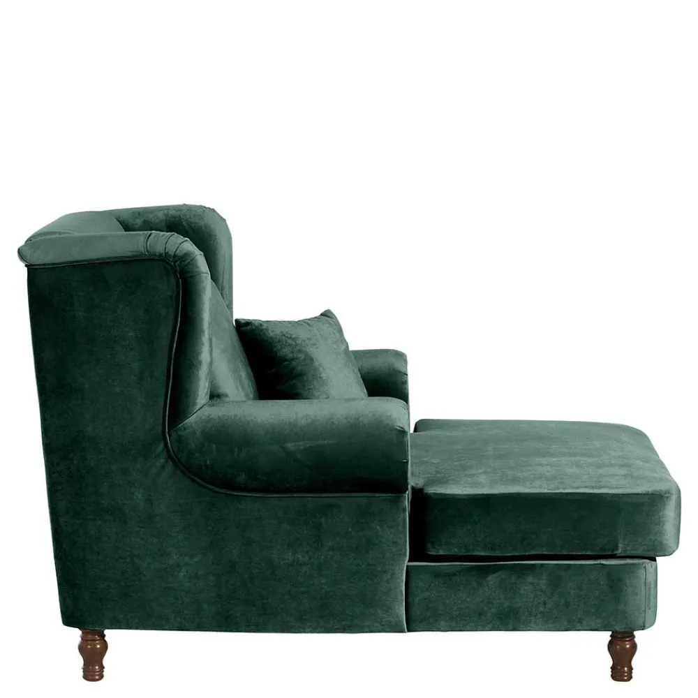 Wohnen Big Samtsessel in Grün - Circiut