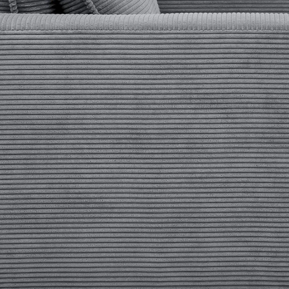 Wohnen Graue Möbel|Sessel*Big Sessel aus Cord in Anthrazit - Ruffos