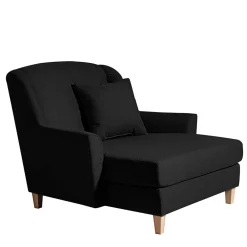 Wohnen Big Stoffsessel in Schwarz - Valdragon