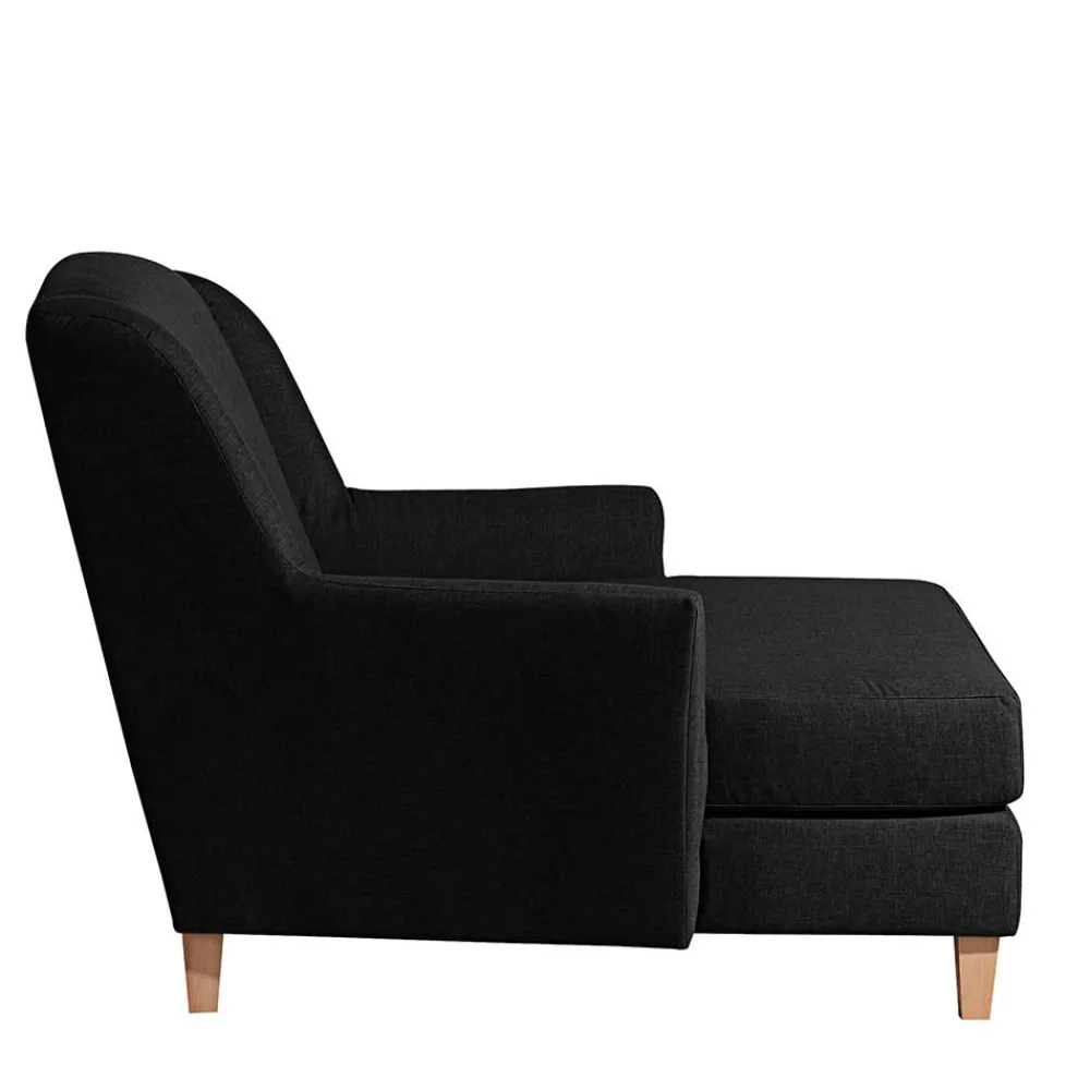 Wohnen Big Stoffsessel in Schwarz - Valdragon