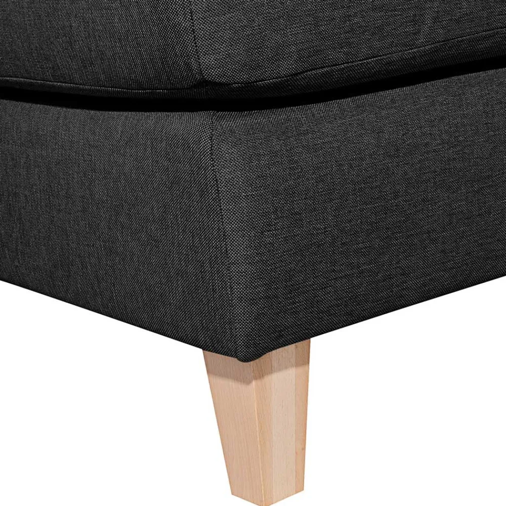 Wohnen Big Stoffsessel in Schwarz - Valdragon