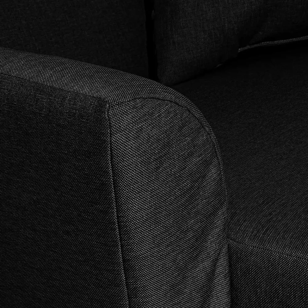 Wohnen Big Stoffsessel in Schwarz - Valdragon