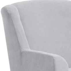 Wohnen Sessel & Hocker|Sessel*Big Wohnzimmersessel in Silbergrau Velours - Ortomola