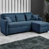 Wohnen Sofas|Sofa*Blaue Funktionsecke mit Bettkasten - Buleta