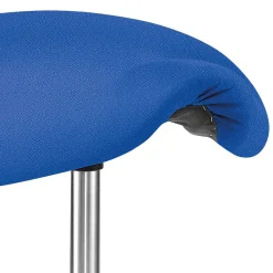 Wohnen Barhocker|Hocker*Blauer Arbeitshocker mit Sattel Sitz - Lago