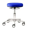 Wohnen Blauer Bürohocker mit runder Sitzfläche 48cm - Suprima