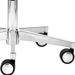 Wohnen Blauer Bürohocker mit runder Sitzfläche 48cm - Suprima