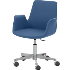 Wohnen Blauer Bürostuhl mit Armlehnen - Brisbane