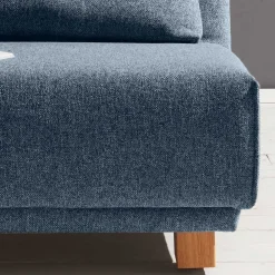 Wohnen Blauer Stoffsessel mit Schlaffunktion - Zimena