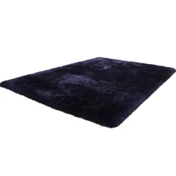 Wohnen Blauer Teppich mit 8 cm Hochflor - Vynna