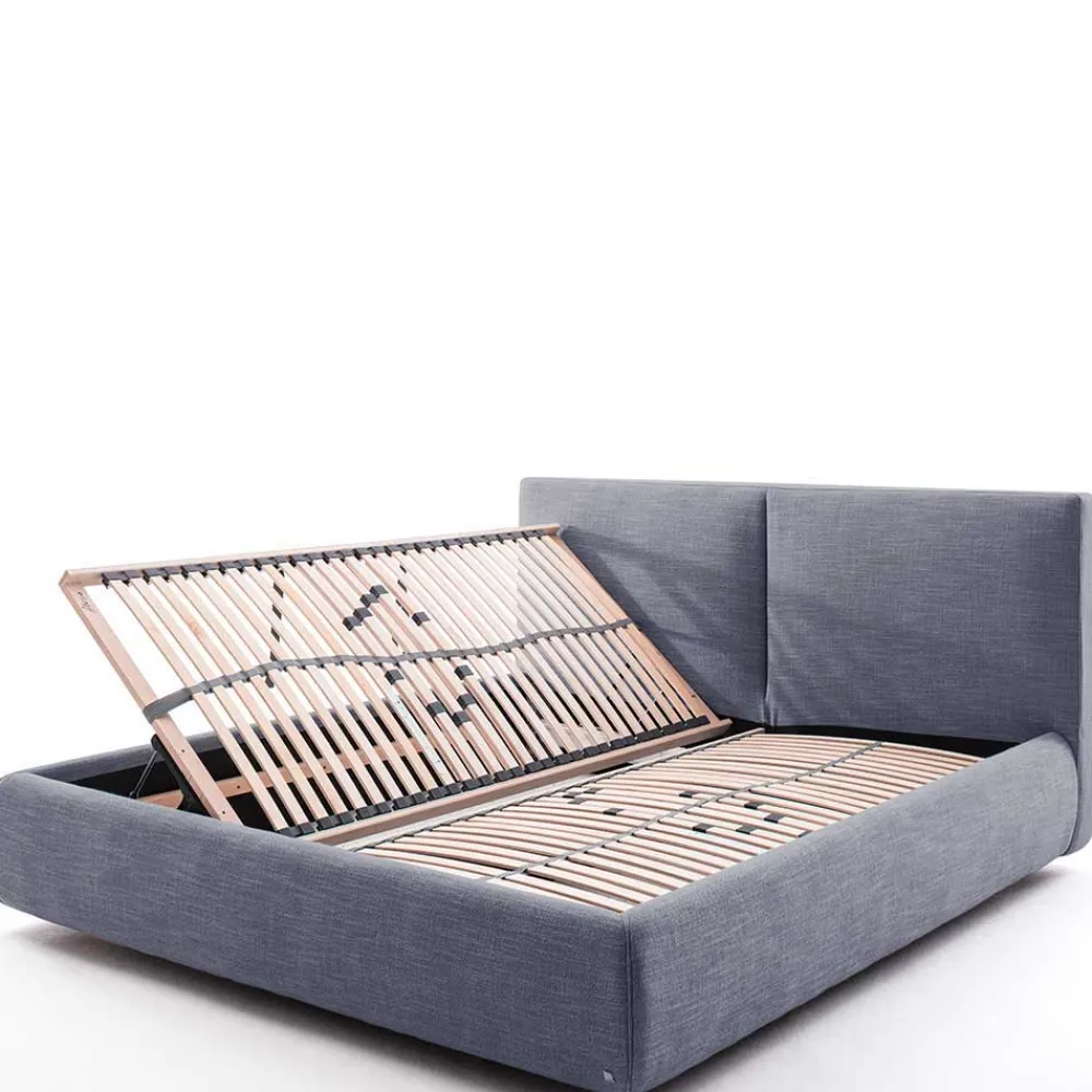 Wohnen Blaues Komplettbett mit Bettkasten - Enjadara