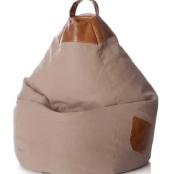 Wohnen Sitzsäcke|Sitzsäcke*Bodenkissen Sitzsack Joshua in Sand und Beige