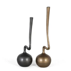 Wohnen Vasen*Bodenvasen Duo aus Metall - Holmes (zweiteilig)