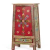 Wohnen Boho Style Möbel|Designermöbel*Boho Kommode mit Blumen Dekor im Folklore Style - Gionala