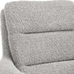 Wohnen Küchenstühle|Esszimmerstühle*Boucle Armlehnenstuhl in Grau - Lulumo (2er Set)