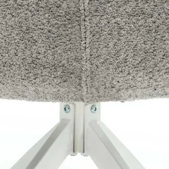 Wohnen Küchenstühle|Esszimmerstühle*Boucle Armlehnenstuhl in Grau - Lulumo (2er Set)