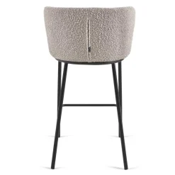 Wohnen Sessel & Hocker|Barhocker*Boucle Barstühle mit 65 cm Sitzhöhe - Lucaz (2er Set)
