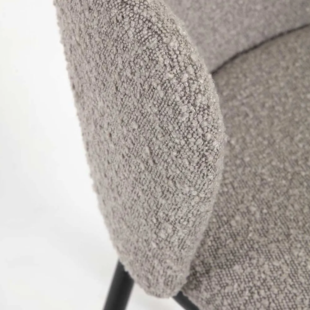 Wohnen Sessel & Hocker|Barhocker*Boucle Barstühle mit 65 cm Sitzhöhe - Lucaz (2er Set)