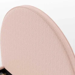 Wohnen Boucle Einzelbett in Rosa mit Natur - Skylab