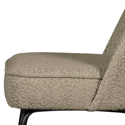 Wohnen Retro Möbel|Küchenstühle*Boucle Polsterstühle in Beige - Laderla (2er Set)