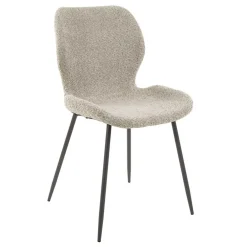 Wohnen Boucle Schalenstühle in Beige - Dirava (4er Set)