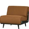 Wohnen Boucle Sofa-Element in Cognac Braun - Probian