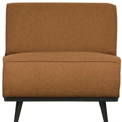 Wohnen Boucle Sofa-Element in Cognac Braun - Probian