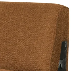 Wohnen Boucle Sofa-Element in Cognac Braun - Probian