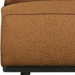 Wohnen Boucle Sofa-Element in Cognac Braun - Probian