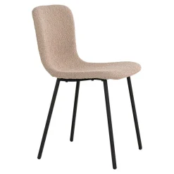 Wohnen Boucle Stühle in Beige - Menoria (2er Set)